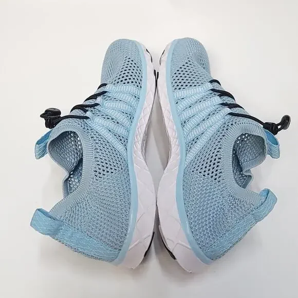 Soukeni Shoes Size 38 7.5 Womens Blue Quick Drying Mesh Slip On Sneaker Water - Picture 9 of 13